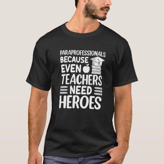 先生もヘロエを必要とするため Tシャツ (正面)