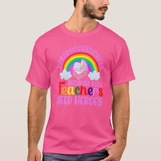 先生もヘロエを必要とするため Tシャツ (正面)