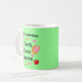 先生やる気を起こさせるマグ コーヒーマグカップ (正面左)