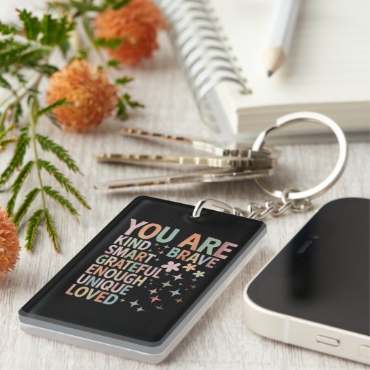 先生やる気を起こさせる初日新学期 キーホルダー (正面右)