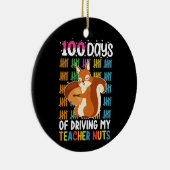 先生をイラつかせるリスの100日間 セラミックオーナメント (右)