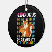 先生をイラつかせるリスの100日間 セラミックオーナメント (左)