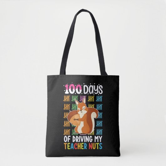 先生をイラつかせるリスの100日間 トートバッグ (正面)