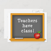 先生をカスタマイズしよう： ポストカード (正面/裏面)