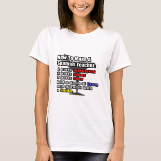先生を作成するスペインの方法 Tシャツ
