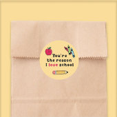 先生を愛する理由 感謝の気持ちを伝える教師へのプレゼント ラウンドシール