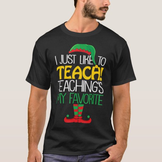 先生を教え教えるだけお気に入りの Tシャツ (正面)