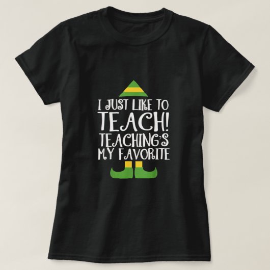 先生を教え教えるだけお気に入りの Tシャツ (デザイン正面)