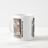 先生アクション姿AIボックス人形スタイル3D コーヒーマグカップ (正面左)