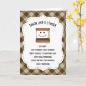 先生アクセブティキャンプ教室テーマスモア カード (黄色い花)