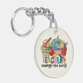 先生アクリルキーチェーン キーホルダー (正面左)