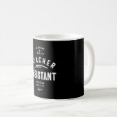 先生アシスタントの役職のギフト コーヒーマグカップ (正面右)
