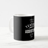 先生アシスタントの役職のギフト コーヒーマグカップ (正面左)