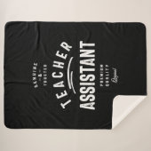 先生アシスタントの役職のギフト シェルパブランケット (正面(横))