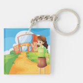 先生アットスクールキーチェーン キーホルダー (裏面)