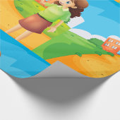 先生アットスクールラッピング紙 ラッピングペーパー