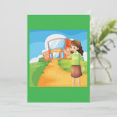 先生アットスクール招待状 招待状 (スタンド正面)