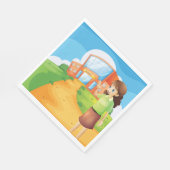 先生アットスクール紙ナプキンス スタンダードランチョンナプキン (角)