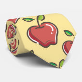 先生アップルツリーパターンプレショールアート先生 ネクタイ (ロール)