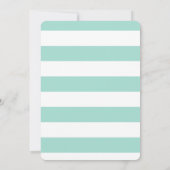 先生アップルリタイアメントディナーミント招待状 招待状 (裏面)