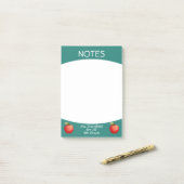 先生アップル学生小学校 ポストイット (デスク上)