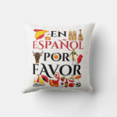 先生アンスペインのスペインポアフライト クッション (裏面)