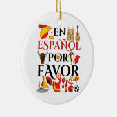 先生アンスペインのスペインポアフライト セラミックオーナメント (右)
