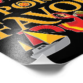 先生アンスペインのスペインポアフライト フォトプリント            (角)