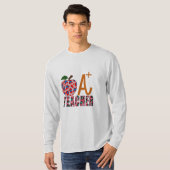 先生アートアップルAプラス先生 Tシャツ (正面フル)