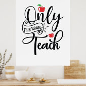 先生アートオンリーザブレイブ先生 ポスター (キッチン)