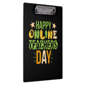 先生アートハッピーオンライン先生デー クリップボード (右)