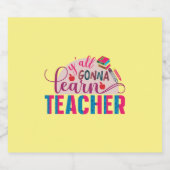 先生アートヤールウィング学先生 ビールラベル (シングルラベル)