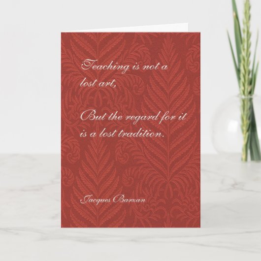 先生ア失ったート サンキューカード (正面)