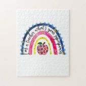 先生ア誇りを持ったートI Am先生 ジグソーパズル (縦)