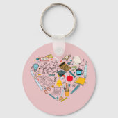 先生インストラクター教授ツールハート キーホルダー (裏面)