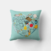 先生インストラクター教授ツールハート クッション (裏面)