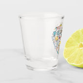 先生インストラクター教授ツールハート ショットグラス (左)