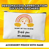 先生インスパイアレインボーサンキューイベントギフト アクセサリーポーチ