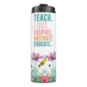 先生インスパイア引用文野草 タンブラー (正面)