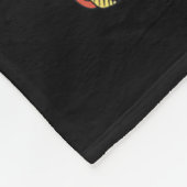 先生イースターバニーハッピーイースターエッググルービーシュトゥード フリースブランケット (角)