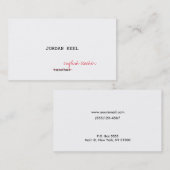 先生エディタ(完全にカスタマイズ可能) 名刺 (正面/裏面)