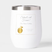 先生エレガントズゴールデンパステルリタイアメントパーティー (背面)