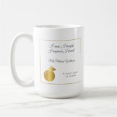 先生エレガントズゴールデンパステルリタイアメントパーティー コーヒーマグカップ (左)