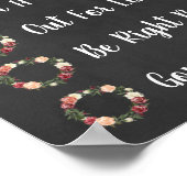 先生オフィスのドアの標識はどこか ポスター (角)