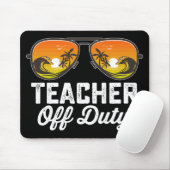 先生オフデューティサングラス学校の最終日 マウスパッド (マウス)