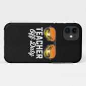 先生オフデューティサングラス学校の最終日 Case-Mate iPhoneケース (裏面(横))
