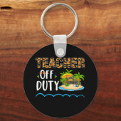 先生オフデューティハッピースクール先生の最終日 キーホルダー (正面)