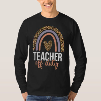 先生オフデューティレインボーレオパードショオの最終日 Tシャツ