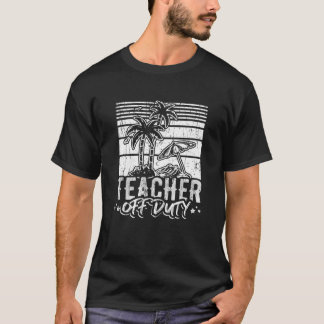 先生オフデューティレトロヴィンテージサングラスパルムツリー Tシャツ