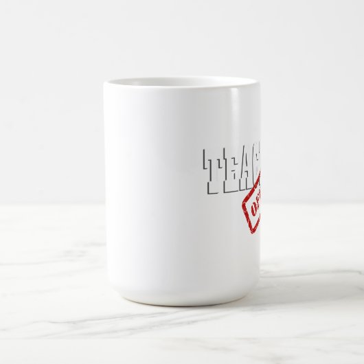 先生オフデューティ退職したマグ コーヒーマグカップ (中央)